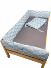Set aparatori laterale Maxi pentru pat Montessori 160x80 cm Nori Zamba