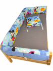 Set aparatori laterale Maxi pentru pat Montessori 90x200 cm Mickey Mou