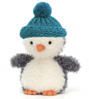 Jucarie de plus Wee Winter Teal Penguin