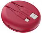 Cablu de date adaptor Uniq Halo USB Male la USB C Male 1 2 m Red amper