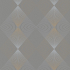 Tapet modern Erisman 1008510 3D vinil aspect geometric gri argintiu 0 