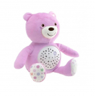 Jucarie cu proiectie Chicco Ursuletul bebelus roz 0luni