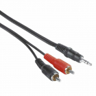 Cablu audio Hama 205106 3 5 mm Jack 2 RCA 2 m
