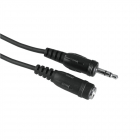 Cablu audio Hama 205104 Jack 3 5 mm 2 5 m Negru