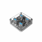 Hub Orico MH4U U3 10 4 Port uri USB 3 0 Transparent