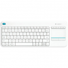 Tastatura Logitech Touch K400 Plus 920 007146 Wireless USB Alb