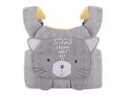 Ham de siguranta pentru copii KikkaBoo Cat Grey