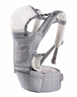 Marsupiu multifunctional KikkaBoo 3 in 1 Chloe Grey