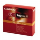 Omega CD R 700MB 52x Slim Case 10 Pack