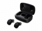 Casti mini Bluetooth cu microfon HMP 12E04 AIRBUDS negru Trevi