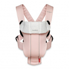 Marsupiu anatomic Mini cu pozitii multiple de purtare Dusty Pink bumba