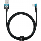 Cablu de date MVP 2 Elbow USB Lightning Quick Charge 2 4A 1m Albastru