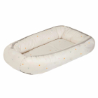 Suport de dormit Babynest Airy Heart bej 70x45 cm