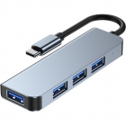 Cablu de date V1 USB Type C 4x USB 3 0 Gri