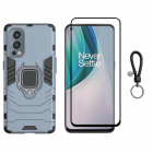 Set husa telefon si folie pentru OnePlus Nord 2 5G carcasa hybrid anti