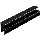 Profil aluminiu tip maner Y aluminiu negru mat fara perie 2 5 m