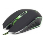 Mouse Gaming MUSG 001 G 2400dpi USB green