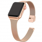 Accesoriu smartwatch Thin Milanese compatibila cu Apple Watch 4 5 6 7 
