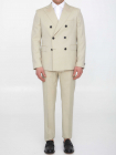 Sand Colored Wool Two Piece Suit