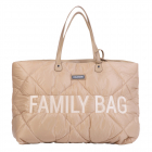 Geanta matlasata Childhome Family Bag bej