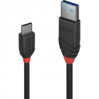 Cablu periferice LINDY Black USB 3 2 tip A Male USB 3 2 tip C Male 1m 