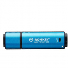 Memorie USB IronKey Vault Privacy 50C 16GB USB C Blue