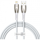 Cablu de date Glimmer USB Lightning 2 4A 1m Alb