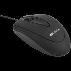 CANYON wired optical Mouse with 3 buttons DPI 1000 Black cable length 