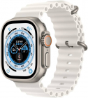 SmartWatch Apple Watch Ultra 49mm Titanium cu White Ocean Band GPS Cel