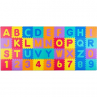 Salteluta de Joaca Ricokids 120 x 270 cm cu Litere si Cifre Multicolor