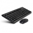 Tastatura Mouse A4TECH 3100N NEGRU Layout US Conectare WIRELESS