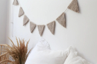 Ghirlanda decor din tesatura bucle decoratiune pentru camera copilului