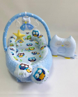 Babynest Plush MyKids 0115 Owls Blue