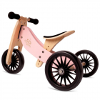 Tricicleta roz fara pedale transformabila Tiny Tot Plus 18 luni Kinder
