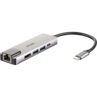 Hub USB DUB M520 USB C Silver