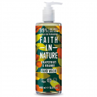 Sapun lichid natural cu grapefruit si portocala Faith in Nature 400 ml