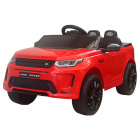 Masinuta electrica cu scaun de piele Land Rover Discovery BBH 023 rosu