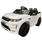 Masinuta electrica cu scaun de piele Land Rover Discovery BBH 023 alb