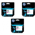 Consumabil Cartus 711 Magenta 3 pack CZ135A