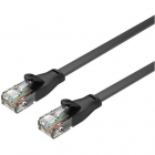 Cablu C1810GBK Flat UTP Ethernet Cat 6 2m Negru