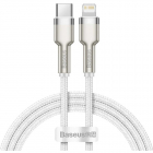 Cablu de date Cafule USB C Lightning 1m White