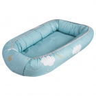 Baby Nest reversibil multifunctional pentru bebelusi Airy Sea 70 x 45 