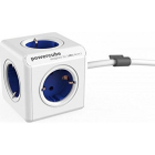 Priza cu prelungitor Power Cube Extended Blue