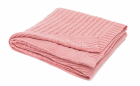 Patura tricotata 100 bumbac 100x80cm pink Fillikid