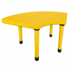 Masuta Pilsan cu inaltime reglabila Happy Table Yellow