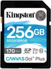 Card memorie Kingston SDXC Canvas GO Plus Clasa 10 UHS I 256GB