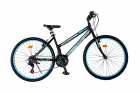 Bicicleta MTB Dame Vision Venus Culoare Negru Albastru Roata 24 Otel