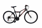Bicicleta MTB TEC Strong culoare negru rosu roata 26 Otel