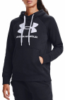 Hanorac femei Under Armour Rival Fleece Logo Hoodie negru XS