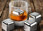 Cuburi din otel pentru whiskey
